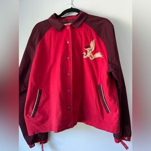 Women’s silence + noise varsity jacket